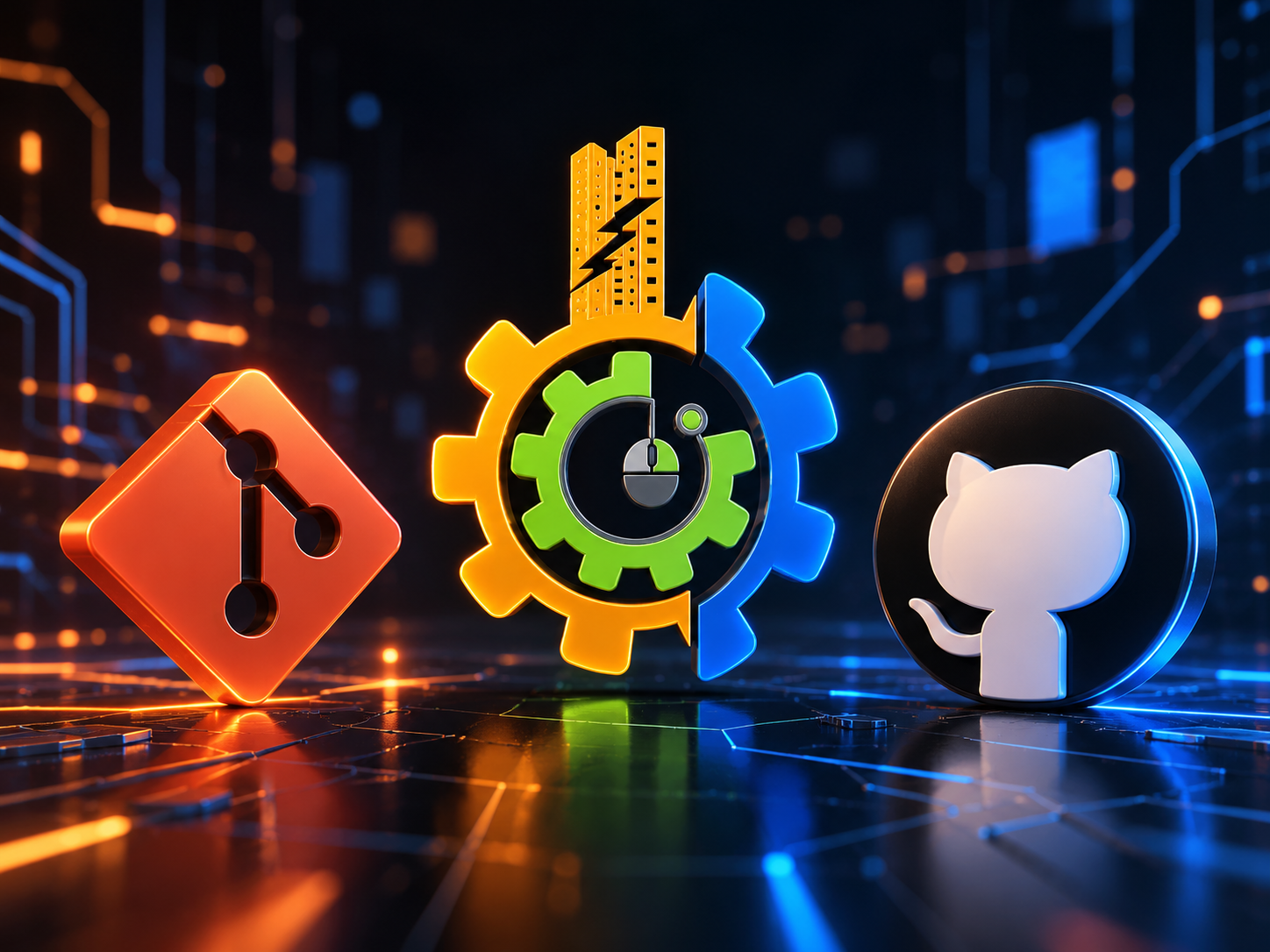 غلاف ورشة Git & GitHub